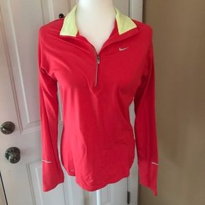 Nike Ladies Dri-Fit Half Zipper top Pullover